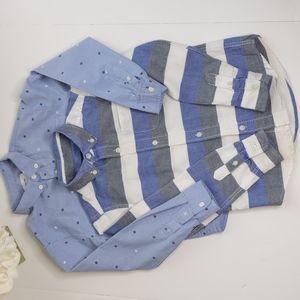Children's Place, Old Navy Collared Bundle Shirts Blue Size Small 5/6